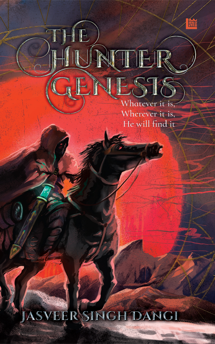 The front cover of The Hunter Genesis by Jasveer Singh Dangi