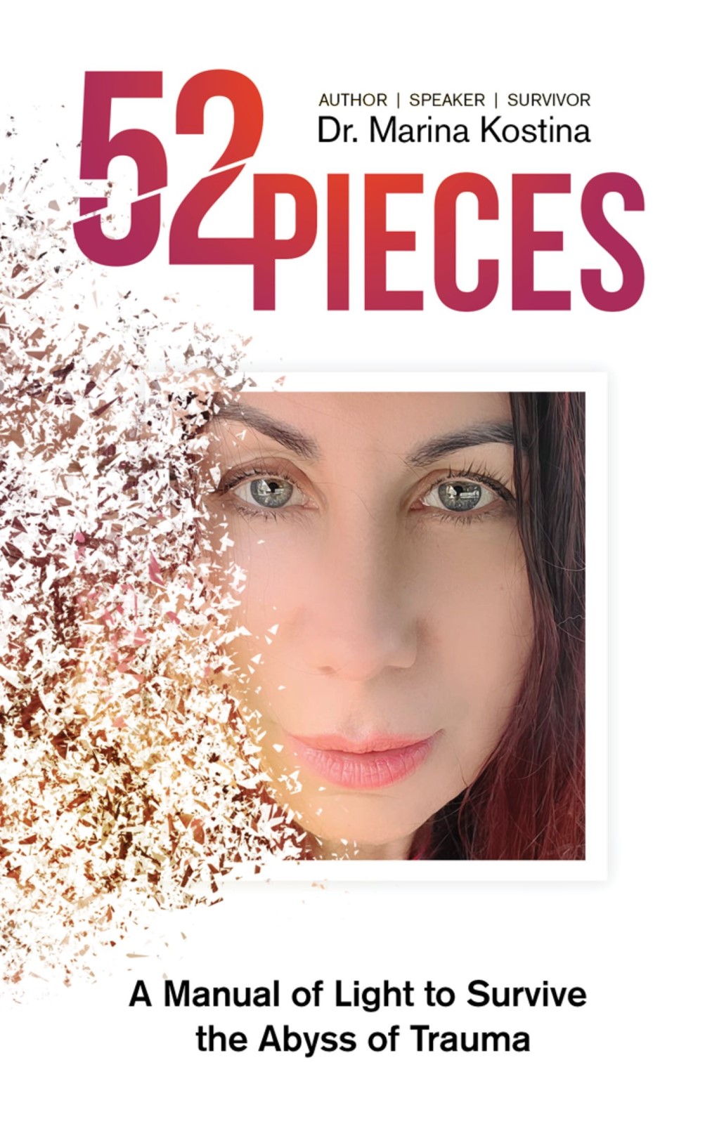The front cover of 52 Pieces by Dr. Marina Kostina