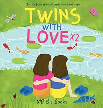 The front cover of Twins With Love x2 by Mr. B's Books