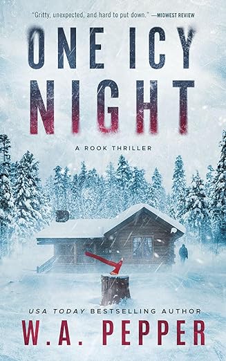 The front cover of One Icy Night by W.A. Pepper