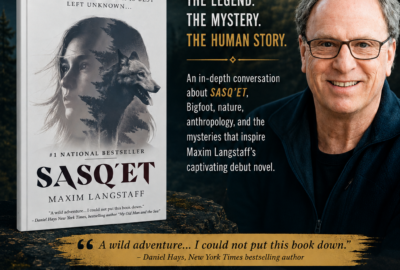 Grammy and Emmy-nominated author Maxim Langstaff as he discusses SASQ'ET, Bigfoot